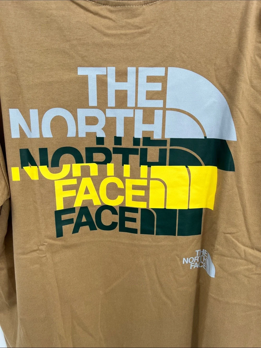 The North Face Men's Brown 'Never Stop Exploring' Short Sleeve Tee